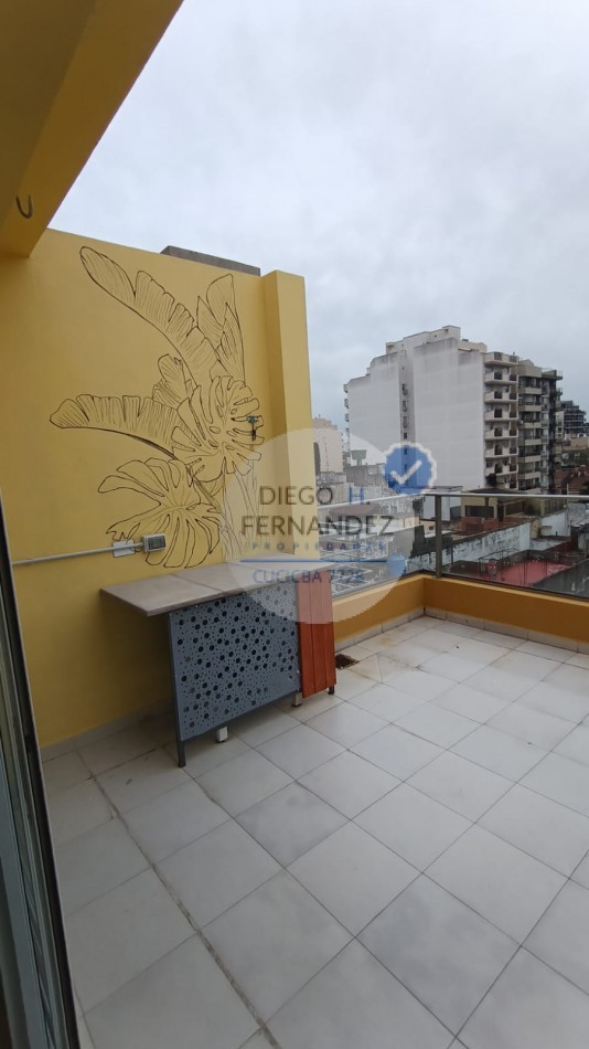 Departamento Monoambiente Excelente !!!!!! Doble Ventilacion , Balcon Terraza